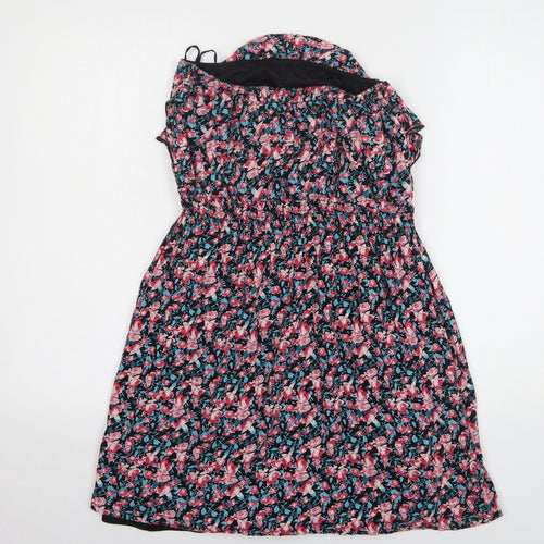 Apricot Womens Multicoloured Floral Viscose Mini Size S Off the Shoulder Pullover