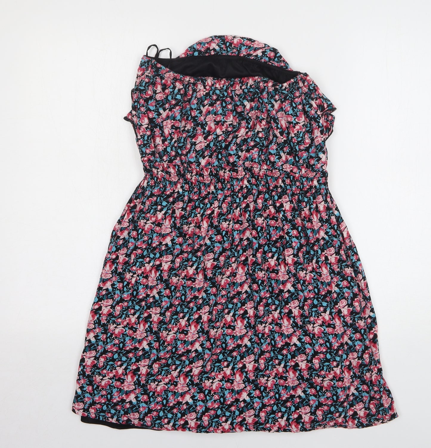 Apricot Womens Multicoloured Floral Viscose Mini Size S Off the Shoulder Pullover