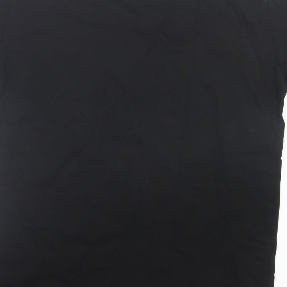 Matalan Mens Black Cotton T-Shirt Size S Crew Neck - Los Angeles
