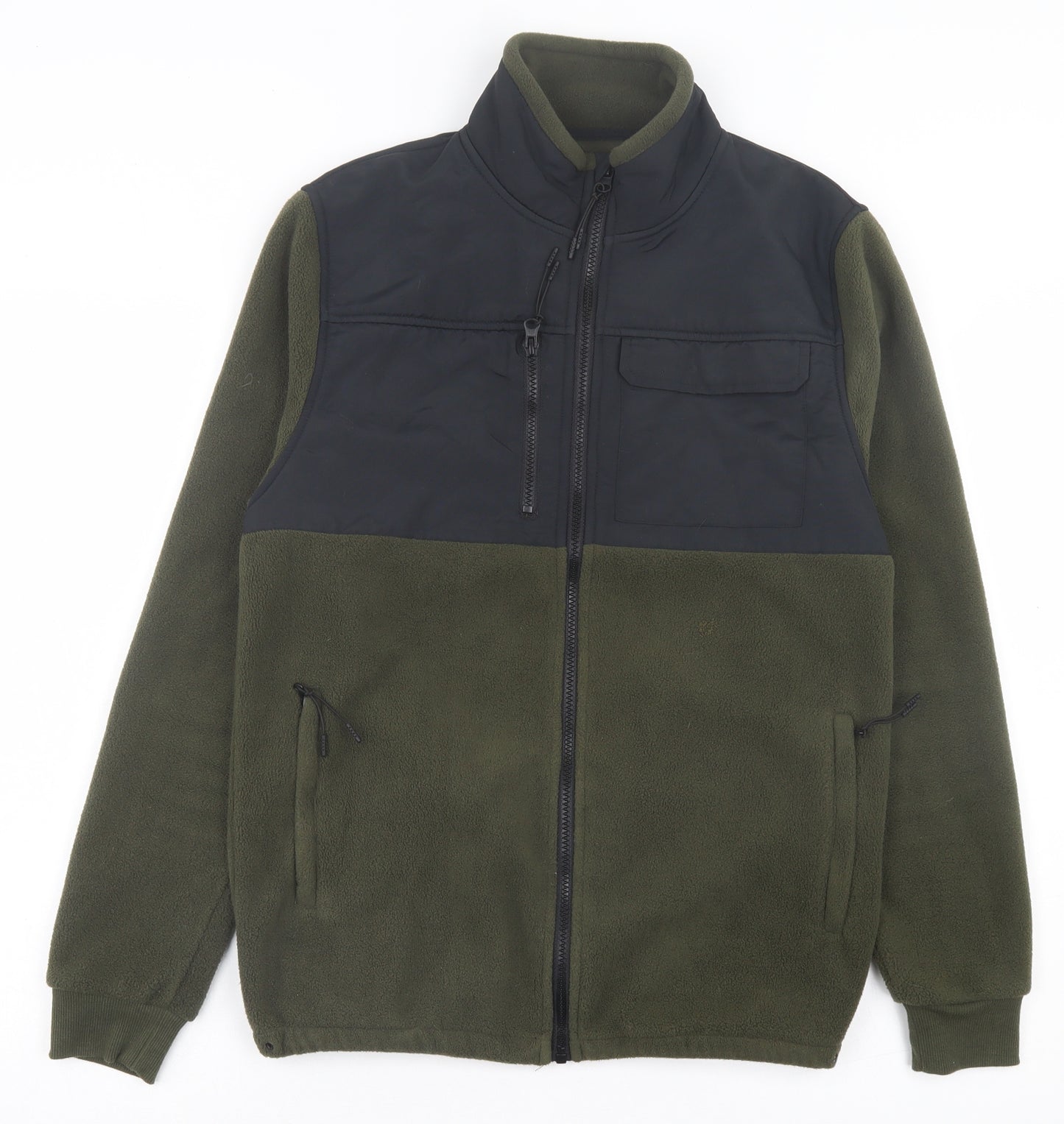 Primark Mens Green Jacket Size S Zip