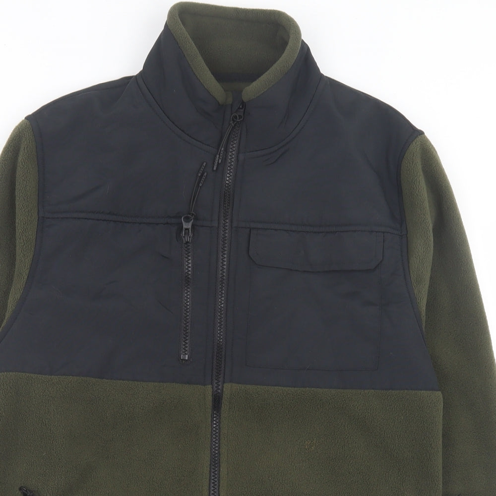 Primark Mens Green Jacket Size S Zip