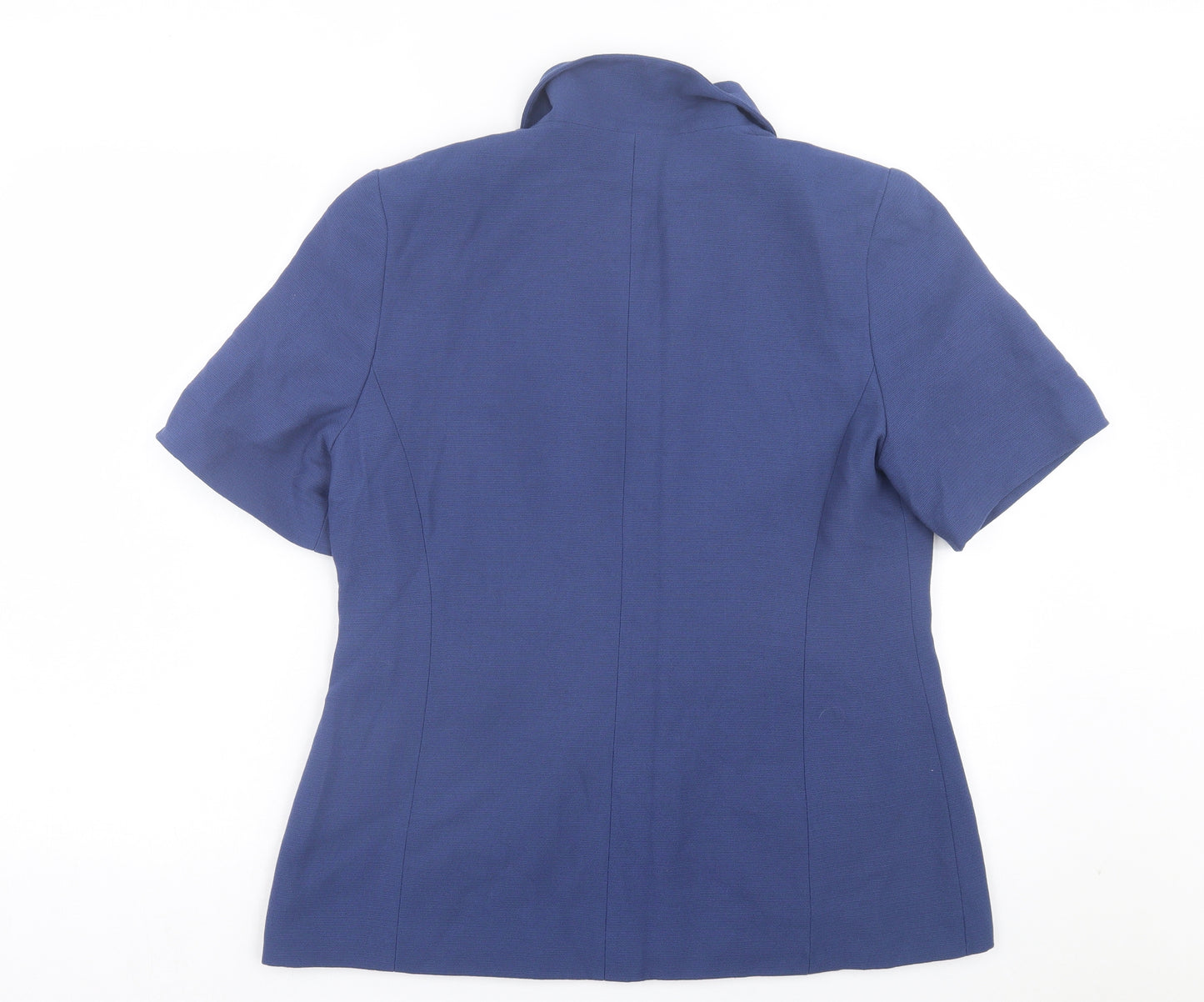 Klass Womens Blue Jacket Size 14 Button