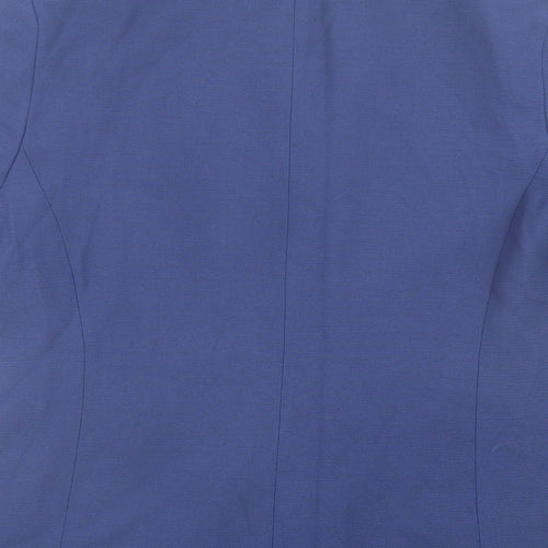 Klass Womens Blue Jacket Size 14 Button