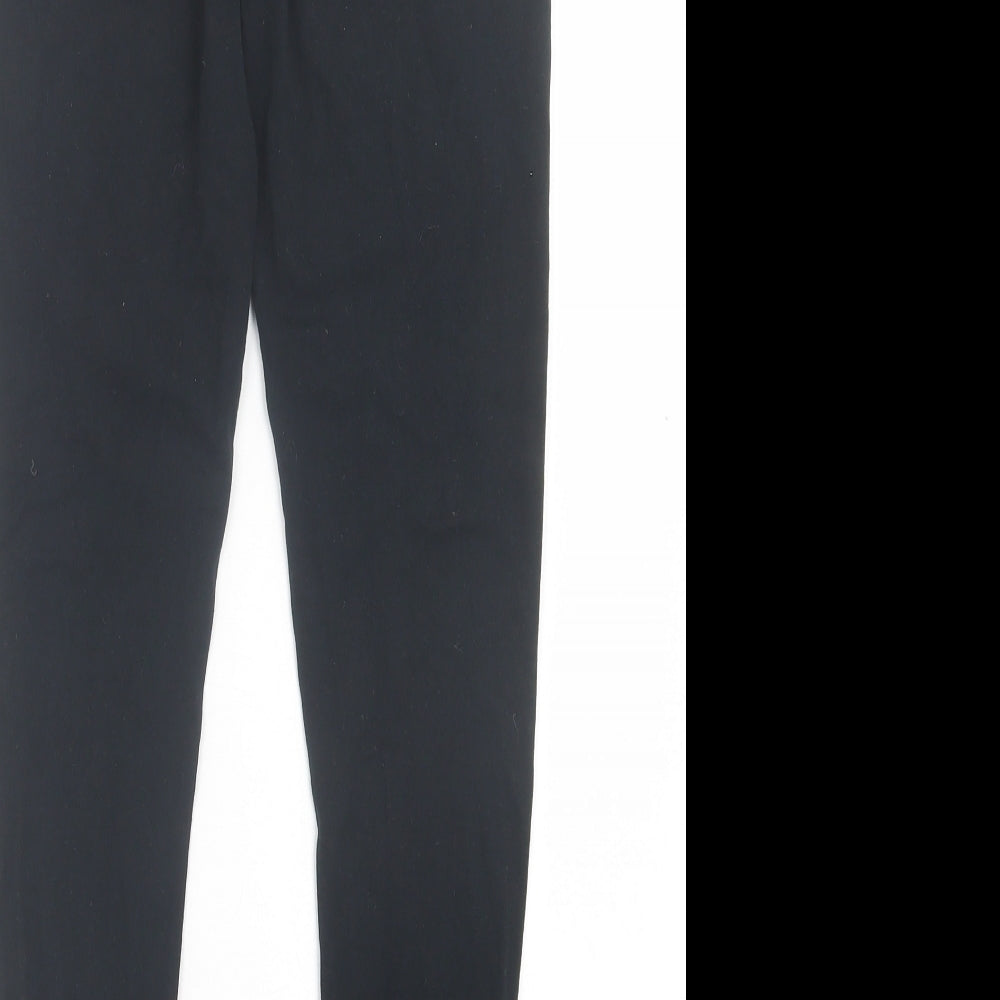 ONeills Girls Black Cotton Capri Trousers Size 13 Years Regular Pullover