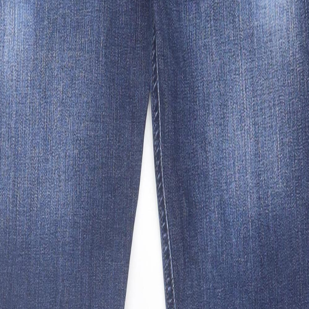 GUESS Mens Blue Cotton Skinny Jeans Size 32 in L33 in Regular Button