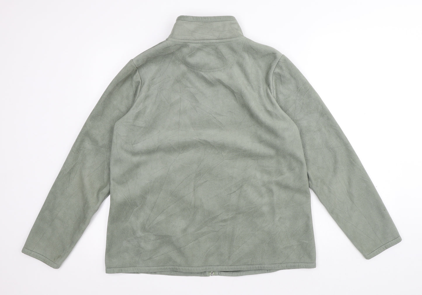 Maine New England Womens Green Jacket Size 16 Zip