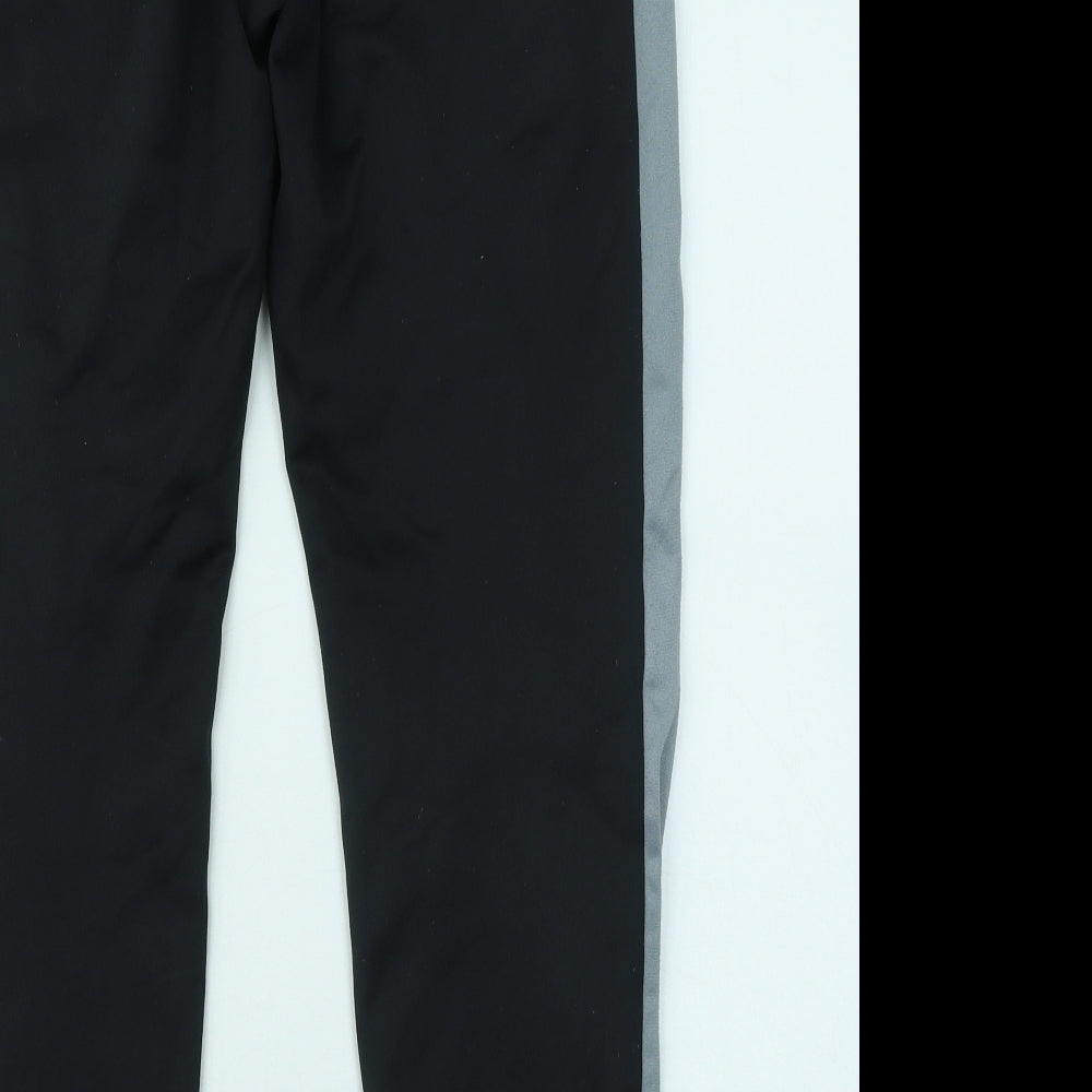 Under armour Boys Black Cotton Jogger Trousers Size XL Regular