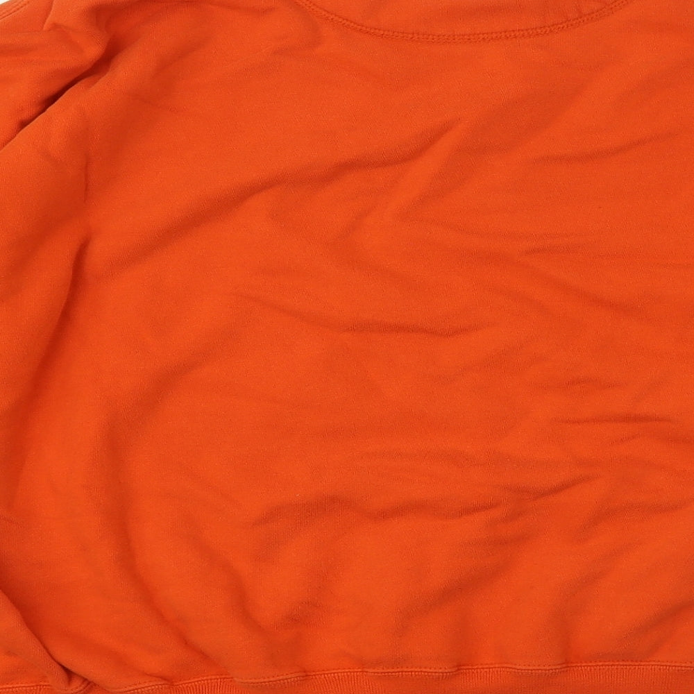 Gear Mens Orange Cotton Pullover Sweatshirt Size L - Morgan State University
