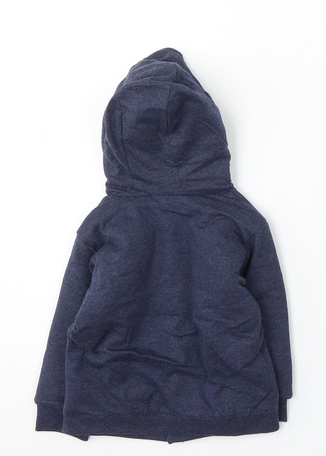 Dunnes Stores Boys Blue Cotton Pullover Jumper Size 6-9 Months Snap