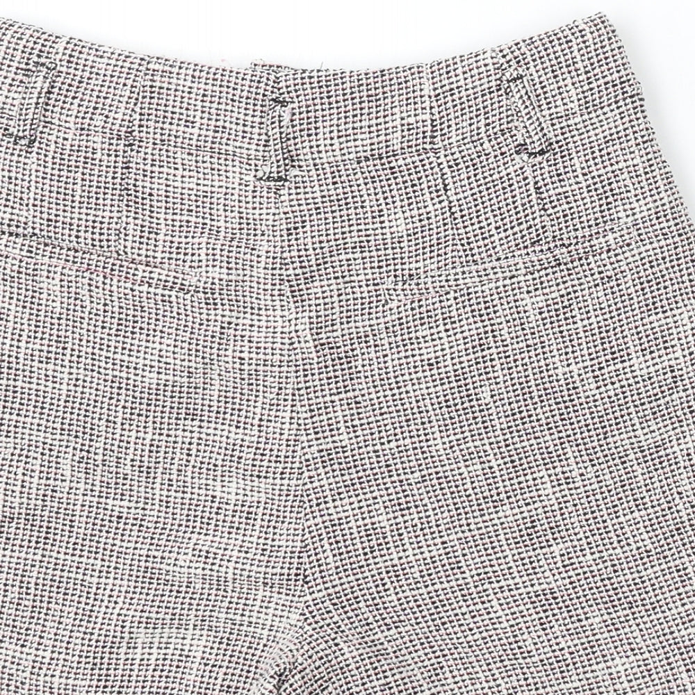 Zara Womens Multicoloured Geometric Viscose Sailor Shorts Size S L4 in Regular Button