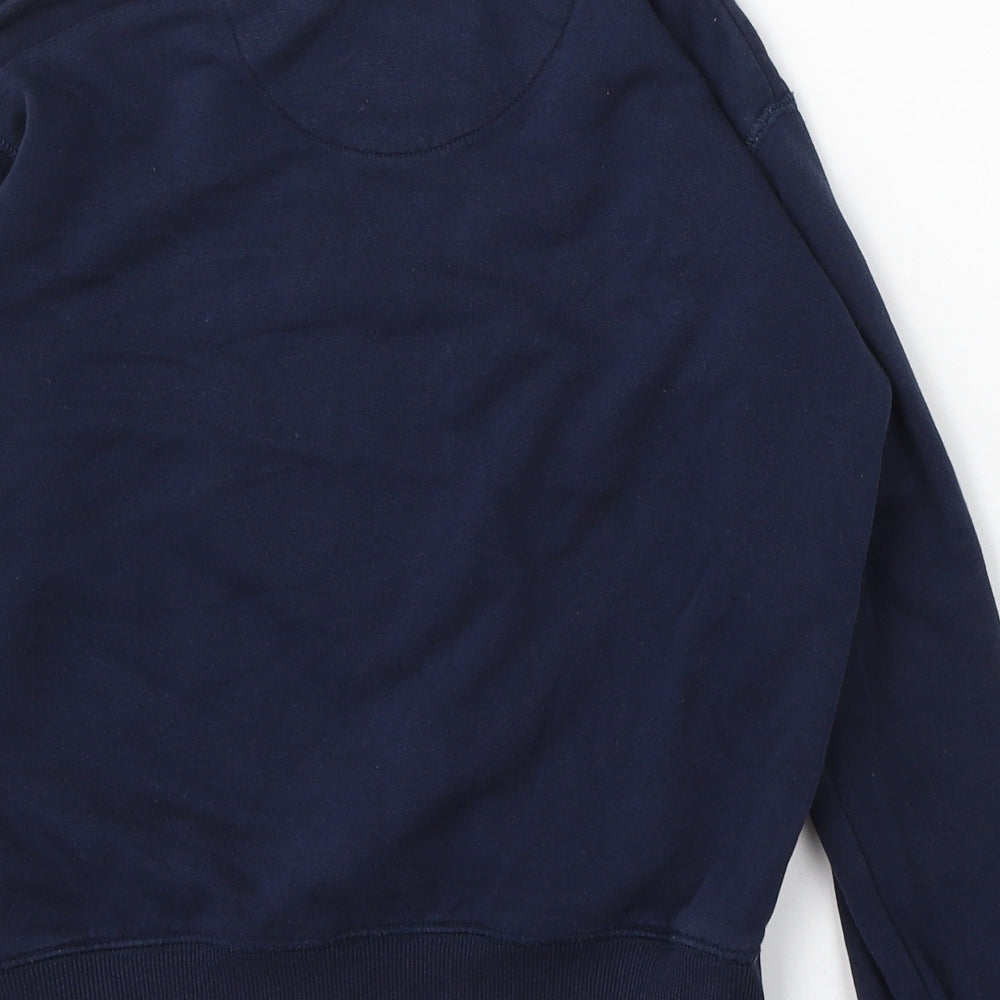 Jack Wills Girls Blue Cotton Pullover Sweatshirt Size 8-9 Years