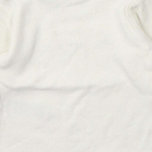 Marks and Spencer Boys Beige Cotton Pullover Jumper Size 3-6 Months Button - Bear