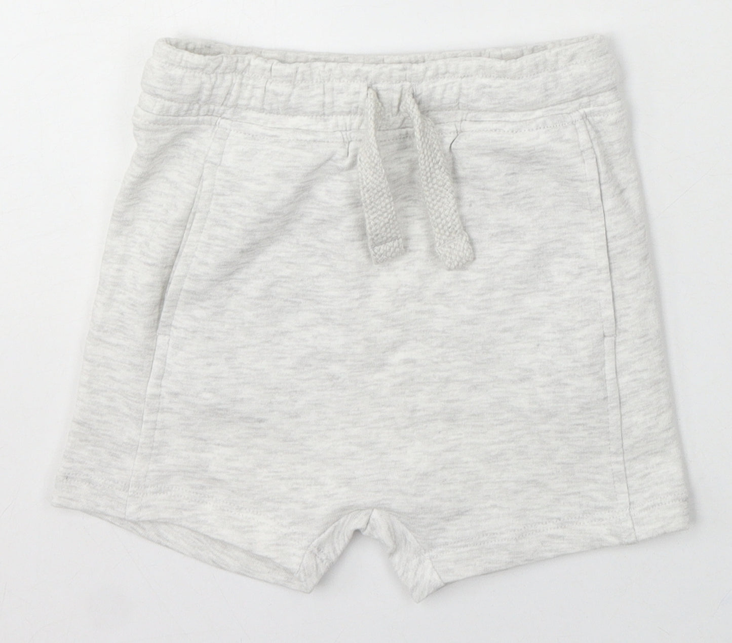 George Boys Grey Cotton Sweat Shorts Size 2-3 Years Regular Tie