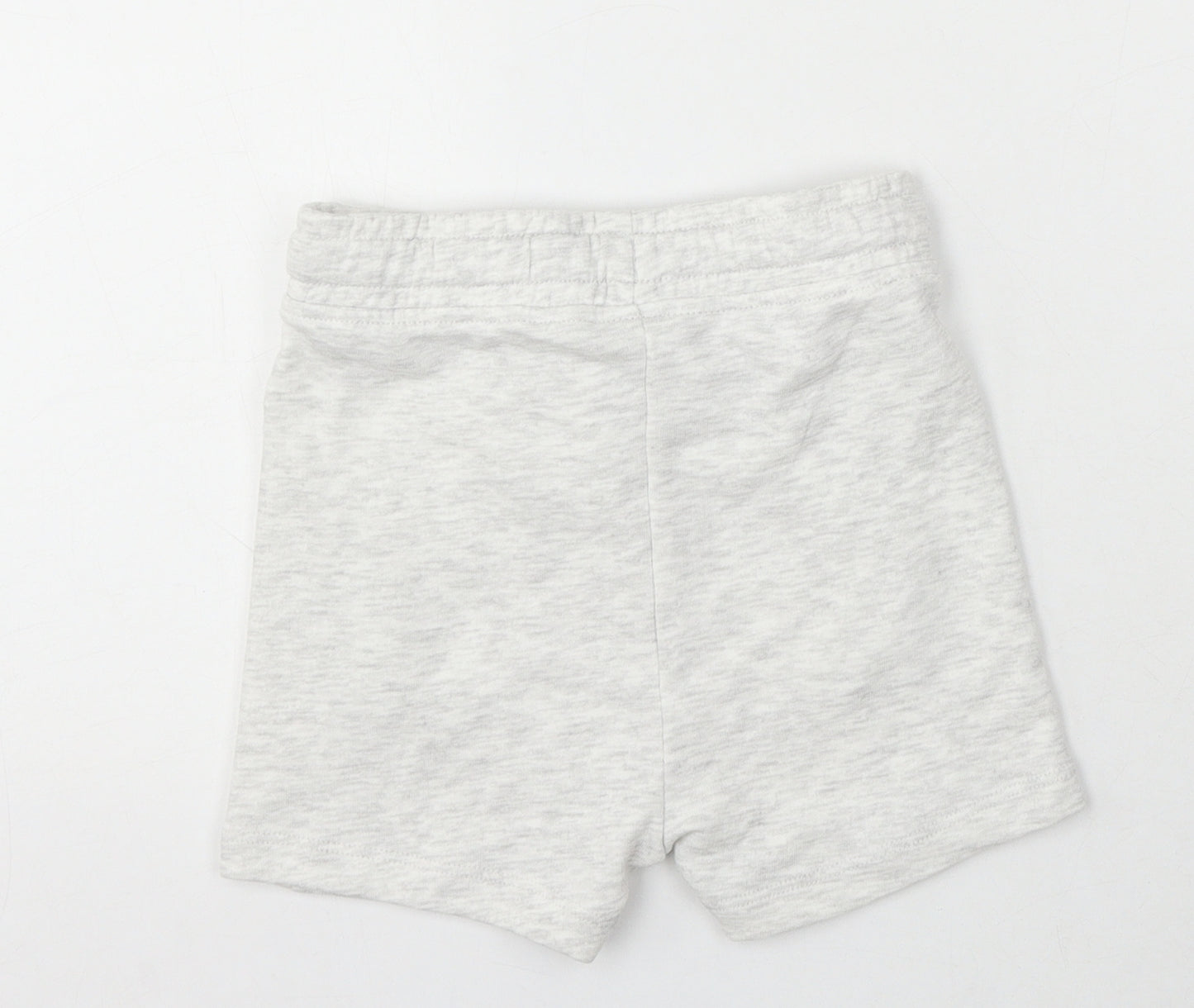 George Boys Grey Cotton Sweat Shorts Size 2-3 Years Regular Tie