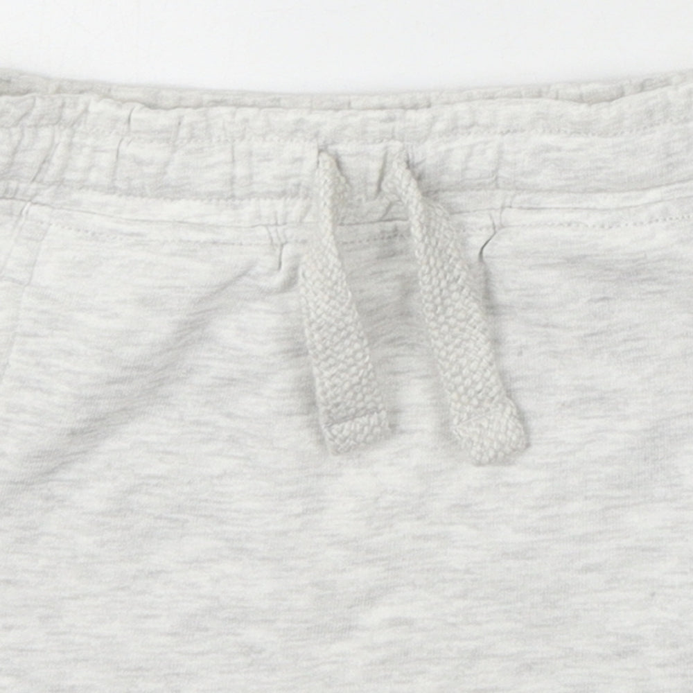 George Boys Grey Cotton Sweat Shorts Size 2-3 Years Regular Tie