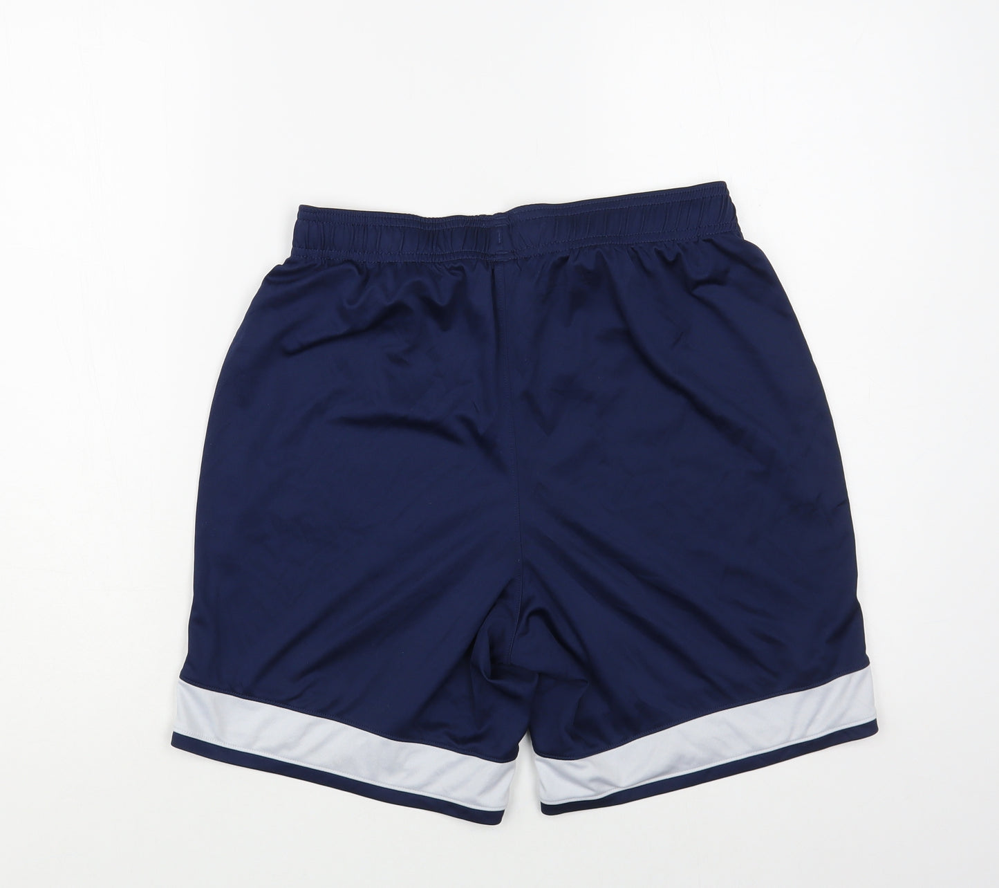 Under Armour Mens Blue Polyester Sweat Shorts Size M L7 in Regular Drawstring
