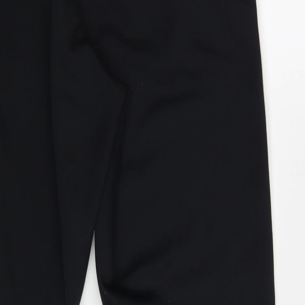 Nike Mens Black Polyester Jogger Trousers Size M L28 in Regular Drawstring