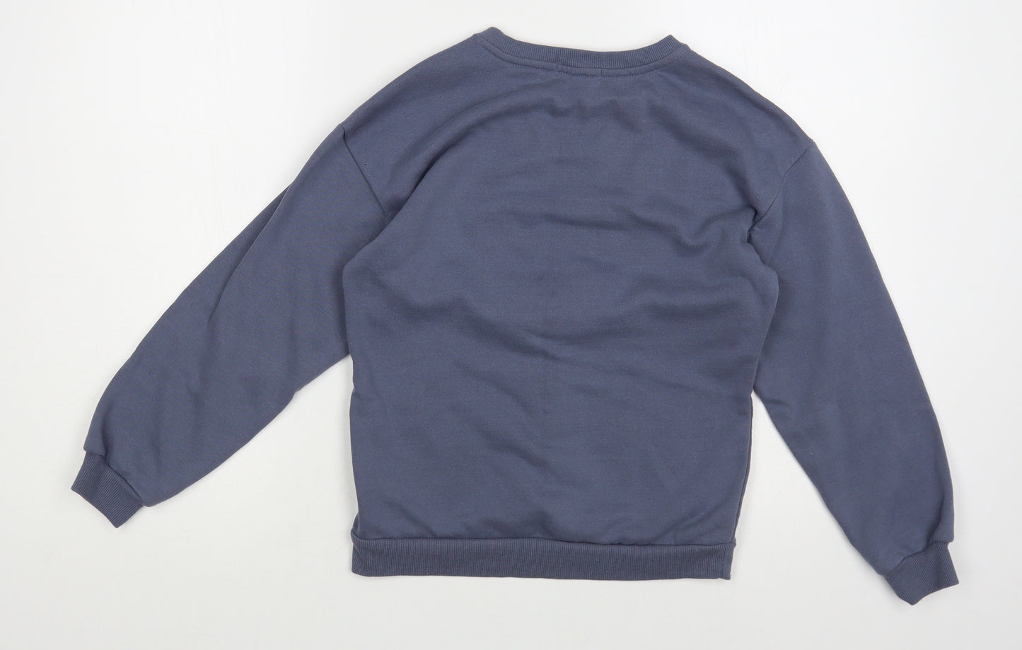 Primark Girls Blue Cotton Pullover Sweatshirt Size 9-10 Years Pullover - Aspen