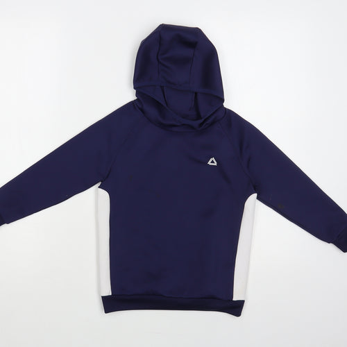Dunnes Stores Girls Blue Polyester Pullover Hoodie Size 4-5 Years Pullover