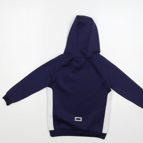 Dunnes Stores Girls Blue Polyester Pullover Hoodie Size 4-5 Years Pullover
