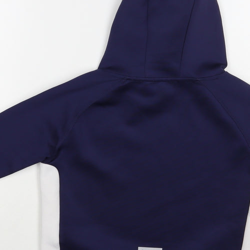 Dunnes Stores Girls Blue Polyester Pullover Hoodie Size 4-5 Years Pullover