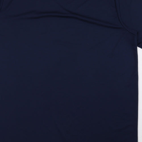 Nike Mens Blue Polyester T-Shirt Size XL Crew Neck - Nike, Logo, DRI-FIT