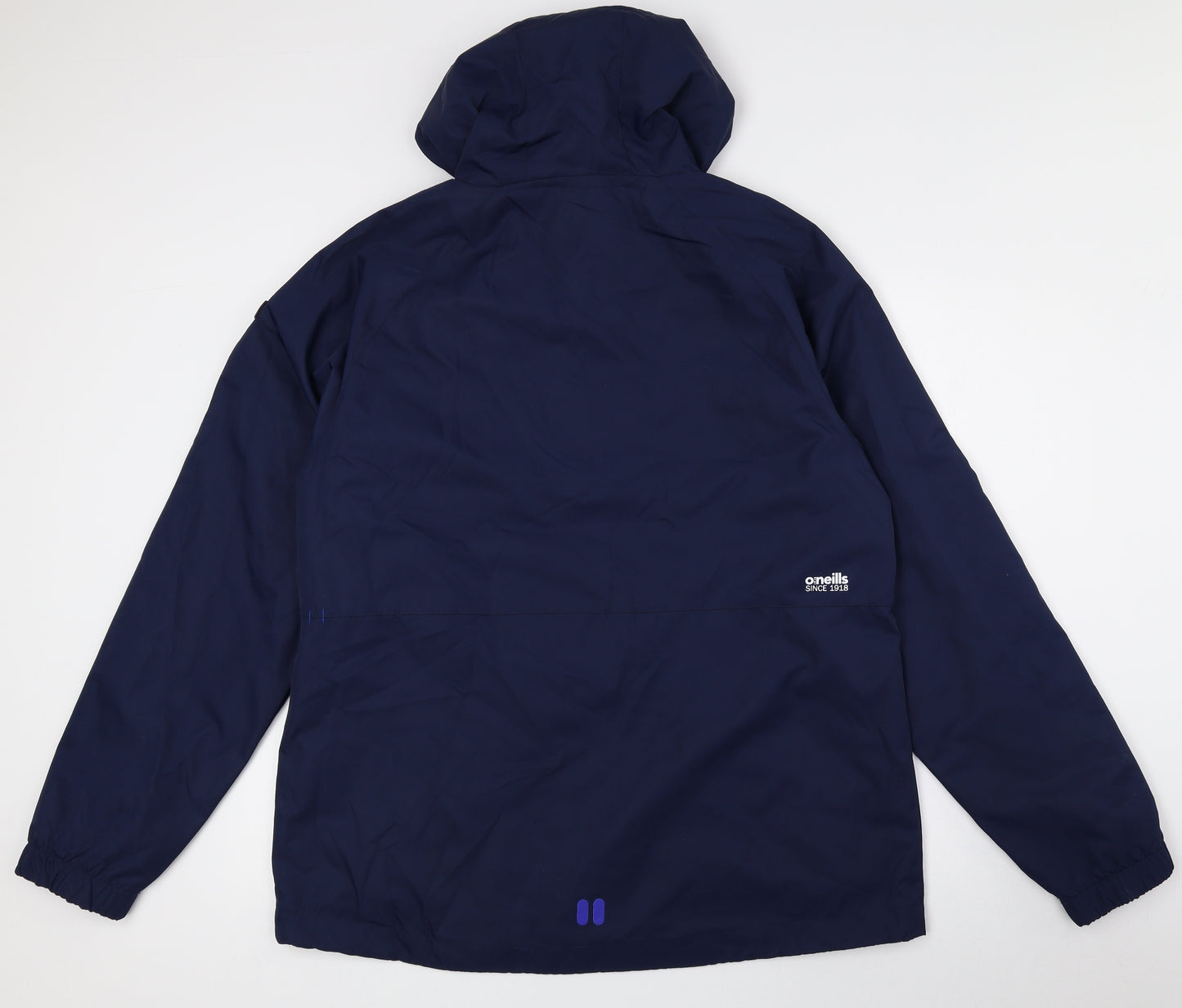 O'Neill Mens Blue Anorak Coat Size L Zip - O'neills logo, 1918, Colour Block