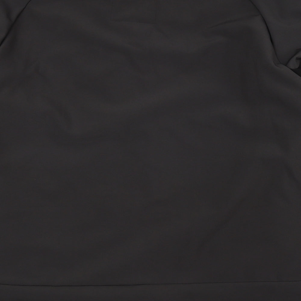 Private Member Mens Grey Anorak Coat Size L Zip - Private members