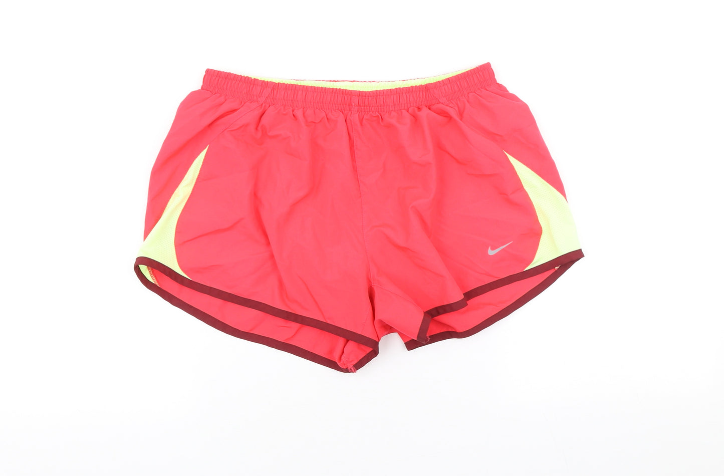 Nike Womens Multicoloured Polyester Hot Pants Shorts Size M L3 in Regular Drawstring