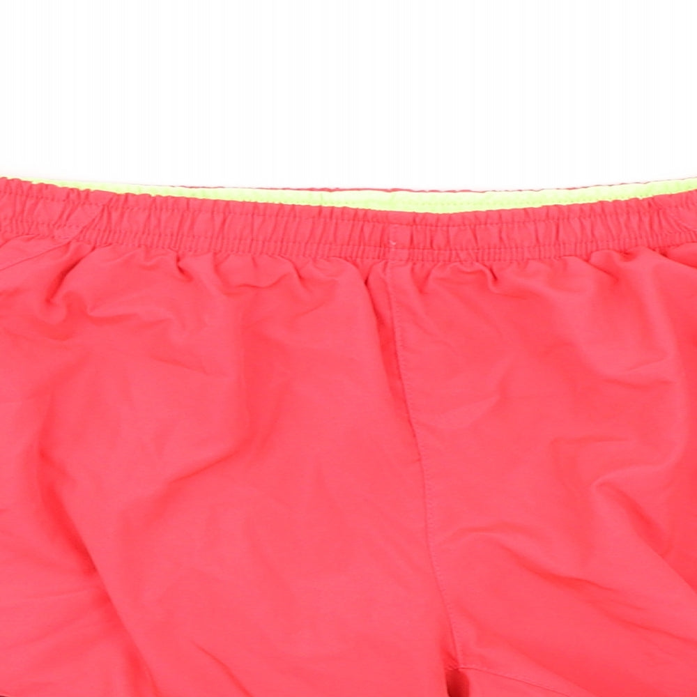 Nike Womens Multicoloured Polyester Hot Pants Shorts Size M L3 in Regular Drawstring
