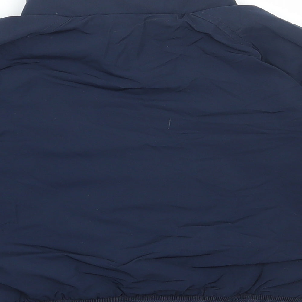 NEXT Boys Blue Bomber Jacket Coat Size 2-3 Years Zip - car logo