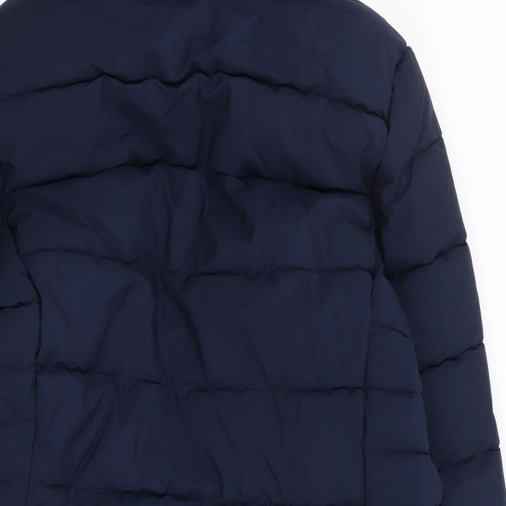TOG24 Womens Blue Parka Coat Size 16 Zip