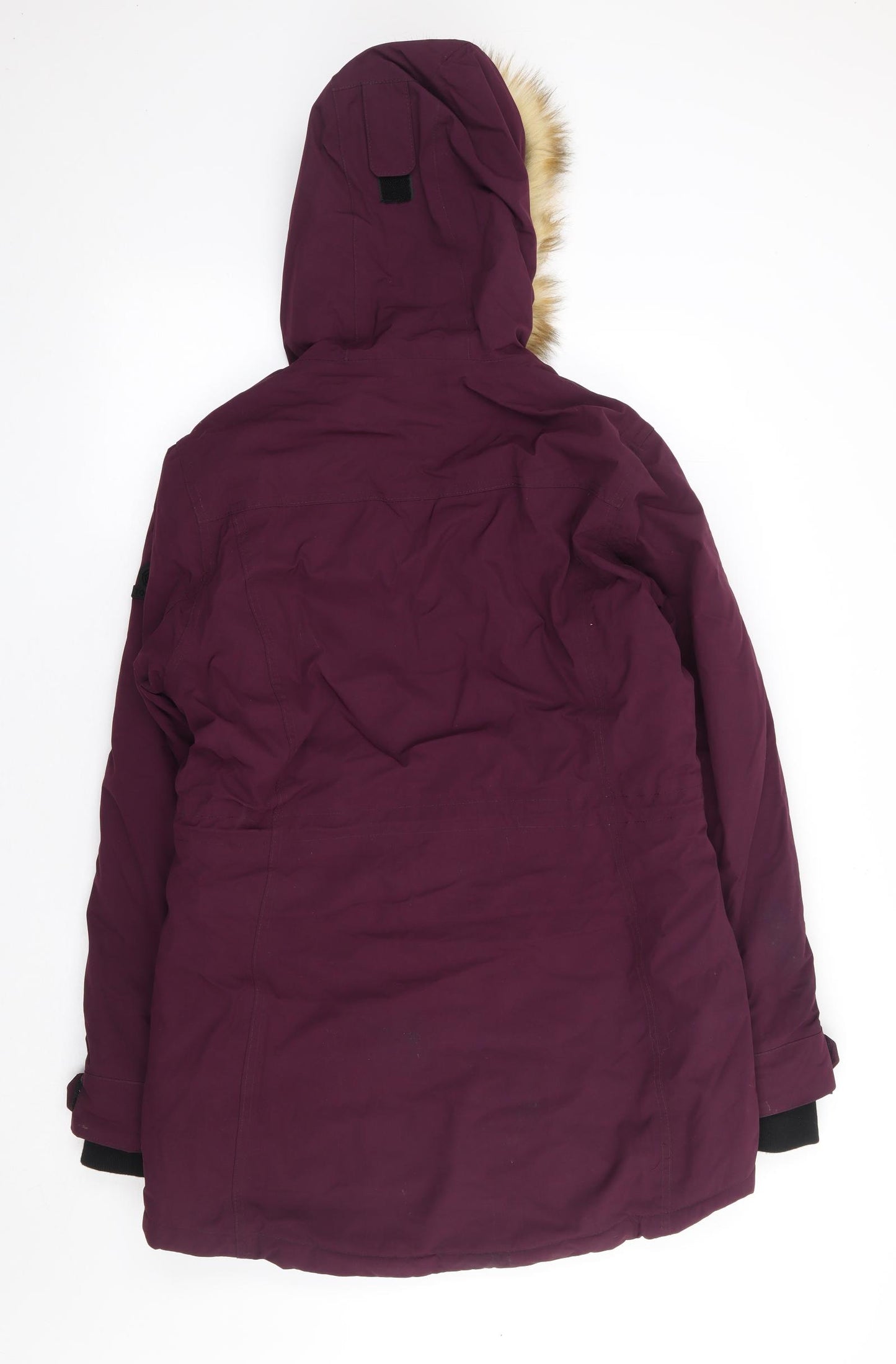 TOG24 Womens Purple Parka Coat Size 12 Zip