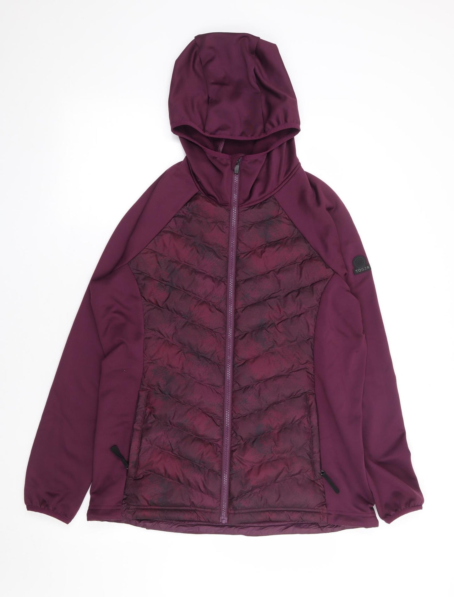 TOG24 Womens Purple Jacket Size 14 Zip