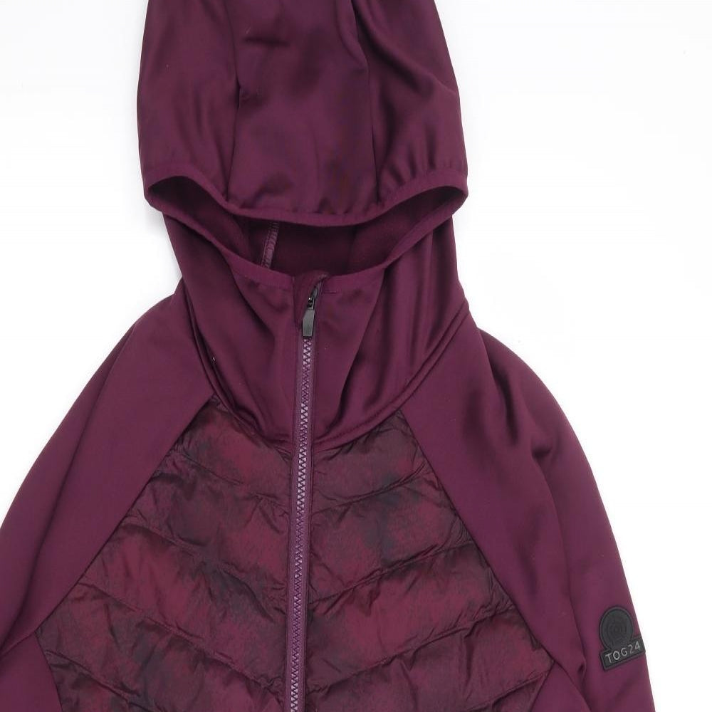 TOG24 Womens Purple Jacket Size 14 Zip