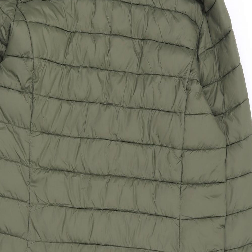 TOG24 Womens Green Parka Coat Size 16 Zip