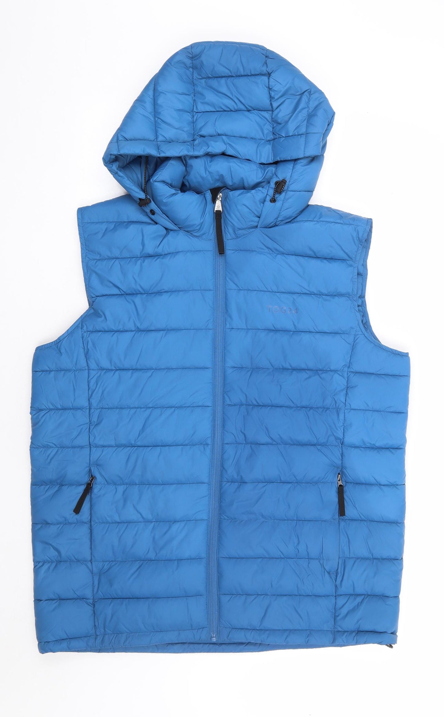 TOG24 Mens Blue Gilet Jacket Size L Zip