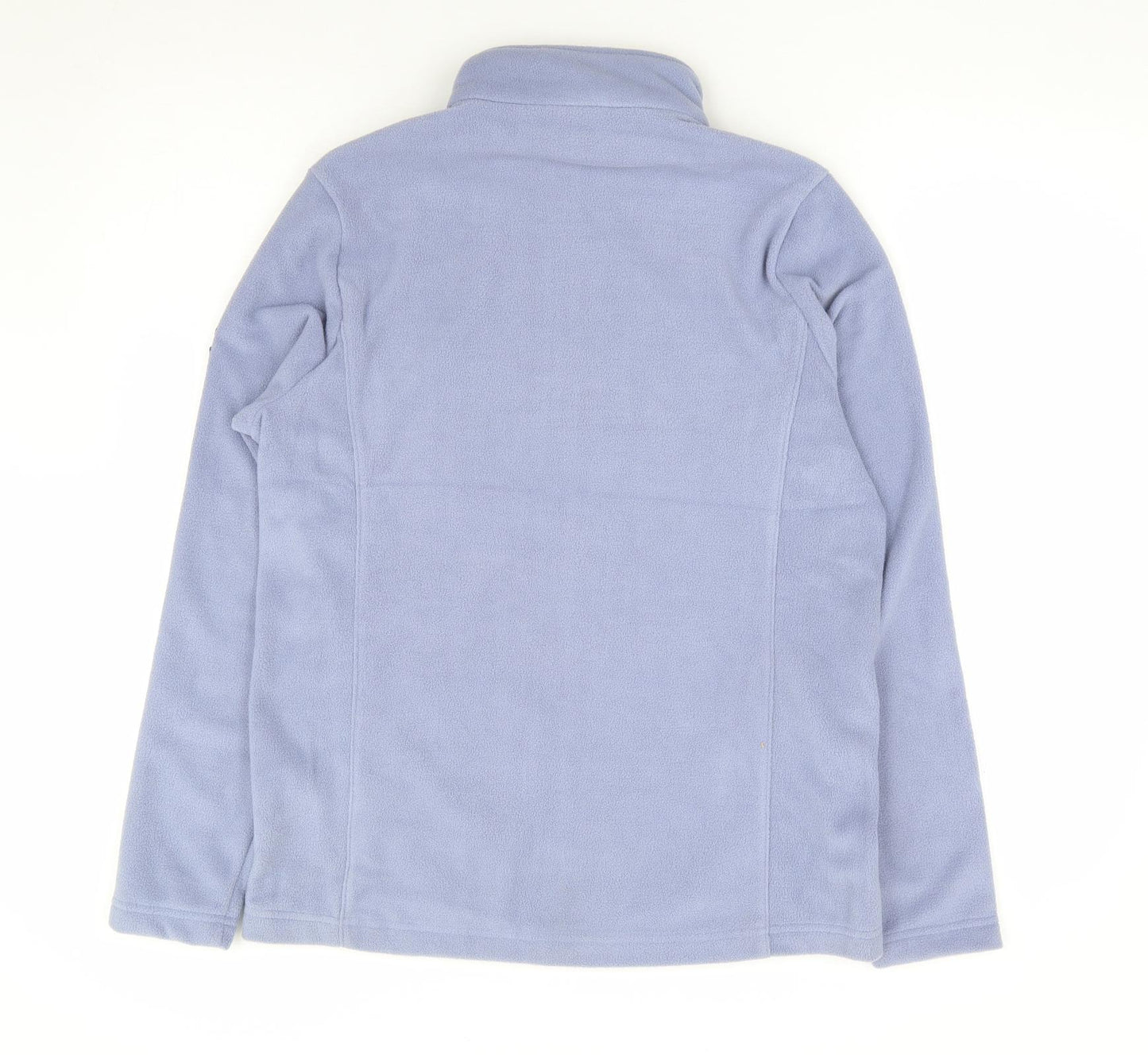 TOG24 Womens Blue 100% Polyester Full Zip Sweatshirt Size 12 Zip