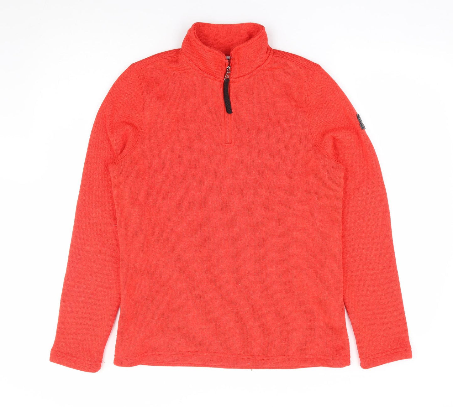 TOG24 Womens Orange 100% Polyester Pullover Sweatshirt Size 10 Pullover