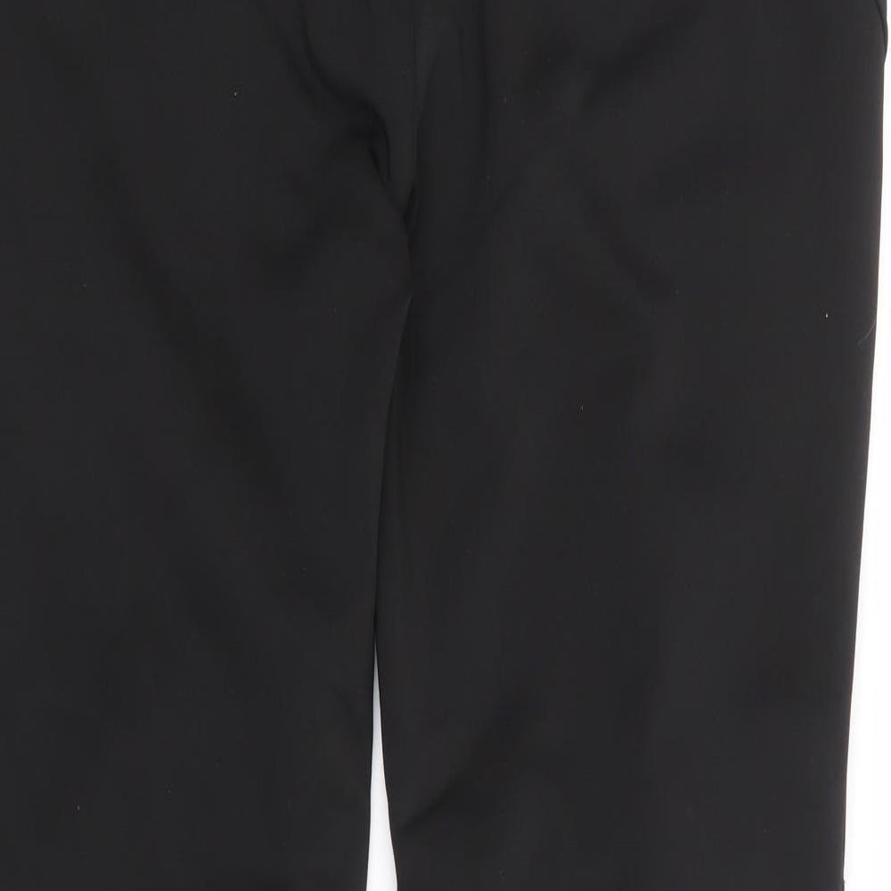 TOG24 Womens Black Polyester Snow Pants Trousers Size 10 L27 in Regular Zip - Short Length