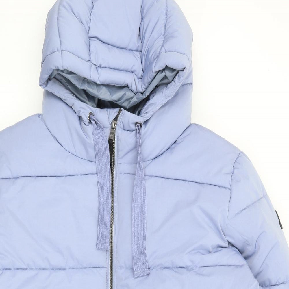TOG24 Womens Blue Parka Coat Size 16 Zip