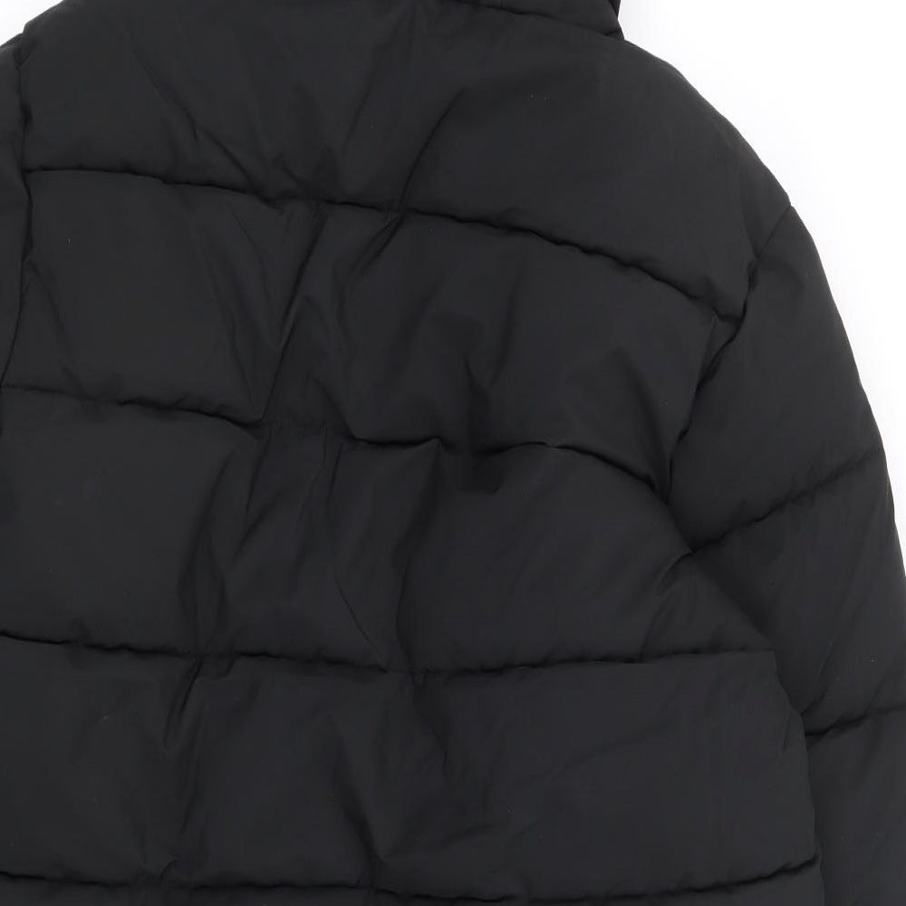 TOG24 Mens Black Puffer Jacket Coat Size M Zip