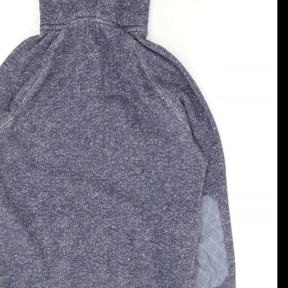 Horsewear Womens Blue Cotton Pullover Hoodie Size 2XS Pullover