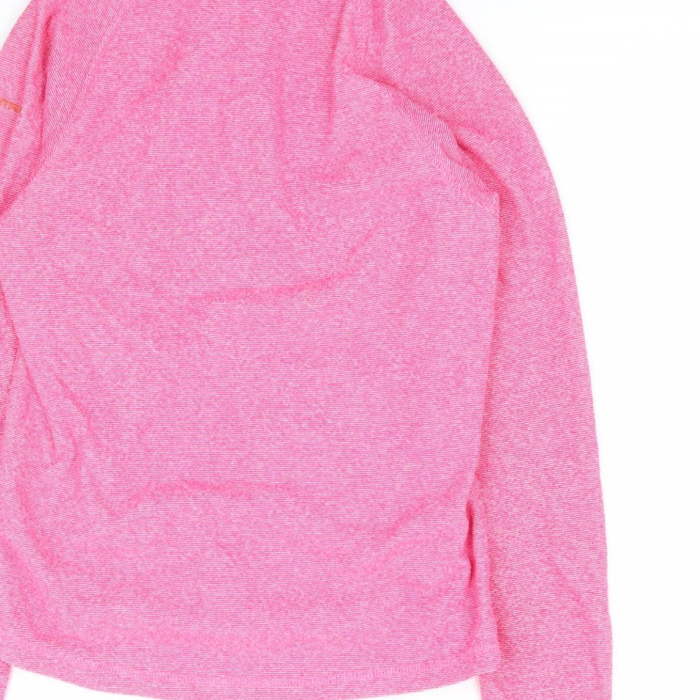 Trespass Girls Pink Polyester Pullover Sweatshirt Size 9-10 Years Pullover