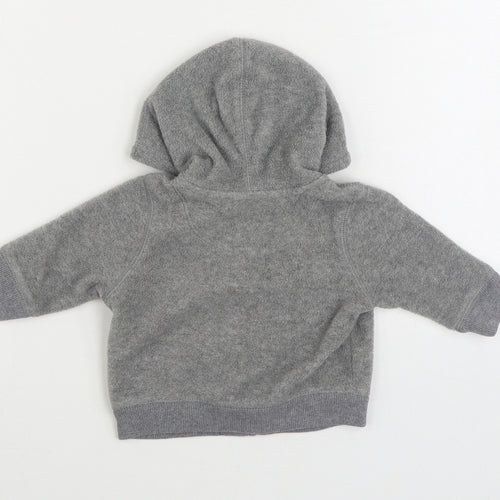 Gap Boys Grey Jacket Size 3-6 Months Zip