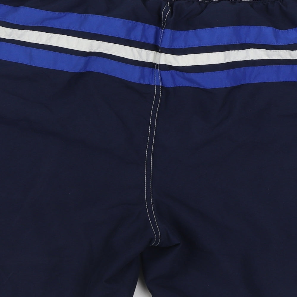 F&F Mens Blue Polyester Sweat Shorts Size 2XL L8 in Regular Drawstring - Swim trunks