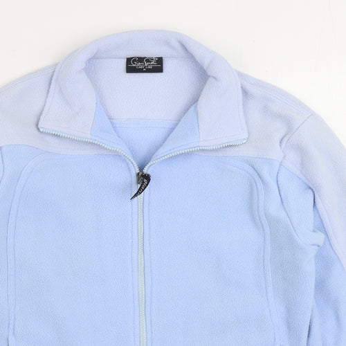 Giani Feroti Womens Blue Jacket Size M Zip