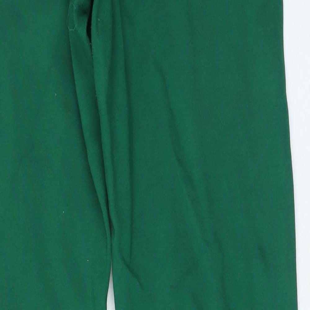 Primark Womens Green Viscose Jogger Trousers Size 12 L26 in Regular