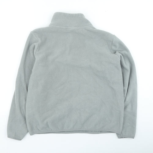 MP Womens Grey High Neck Polyester Pullover Jumper Size S