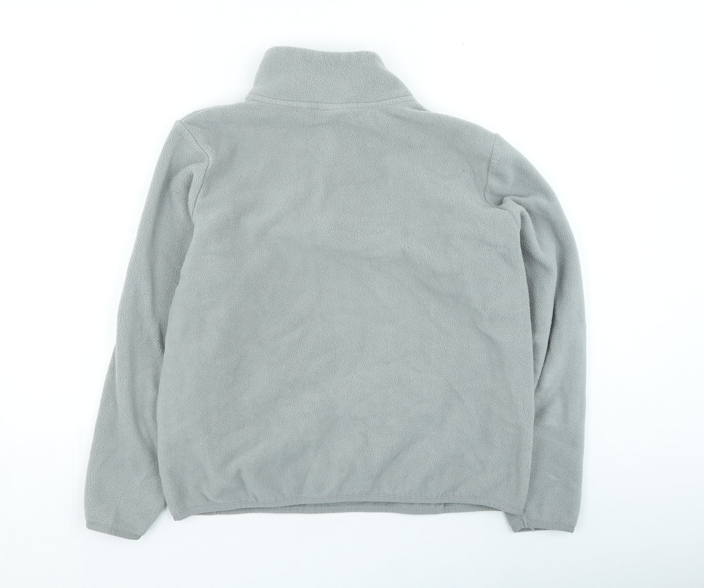MP Womens Grey High Neck Polyester Pullover Jumper Size S